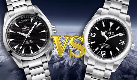 omega aqua terra vs Rolex